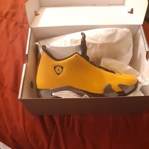 Jordan 14s Ferrari yellow